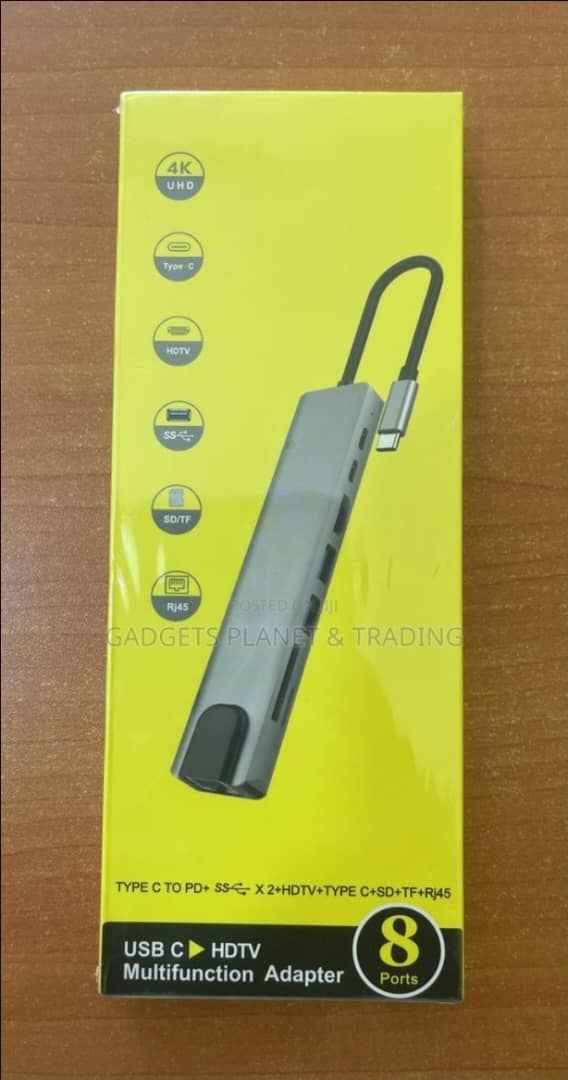 8 in 1 USB C Docking Station Hub - 8 Ports